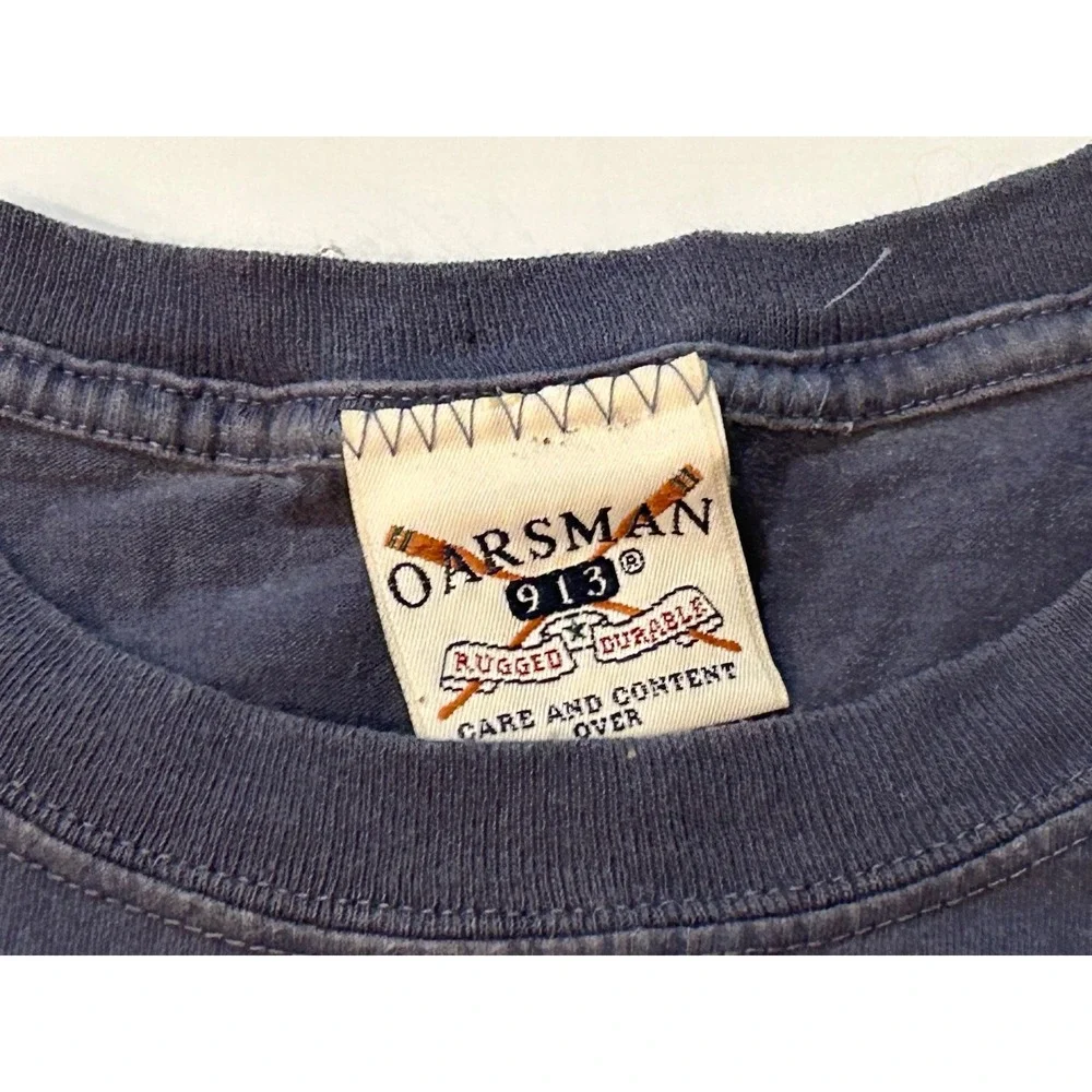 Vtg Naval Base Point Loma San Diego CA Navy Orsman 100% Cotton T Shirt Medium